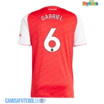 Camisa de time de futebol Arsenal Gabriel Magalhaes #6 Replicas 1º Equipamento 2025-26 Manga Curta
